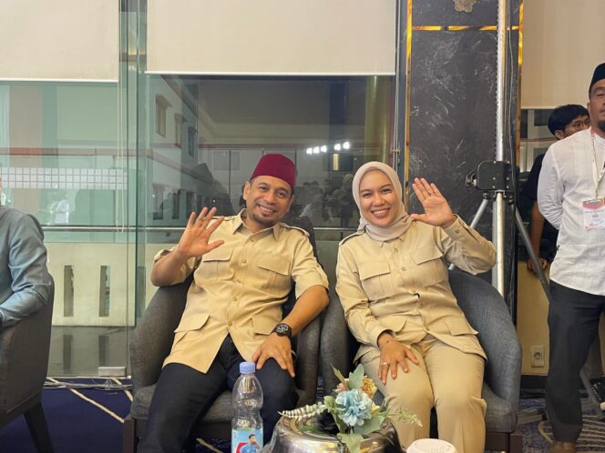 
					Pasangan calon Bupati dan Wakil Bupati nomor urut 5, Moh Yasin dan Syafiah Basir, FOTO: Ginda