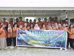 Cawagub Reny Lamadjido Hadiri Darmawisata Bersama Pensiunan BI di Sigi