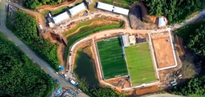 
					Training Center PSSI di Ibu Kota Nusantara. FOTO: Tangkap Layar