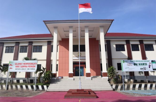 
					Kantor Pengadilan Negeri Donggala. FOTO: TIM