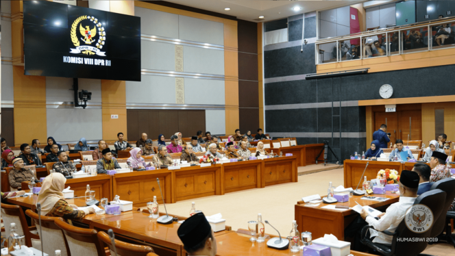 
					Rapat Komisi VIII DPR RI. FOTO: Humas BWI