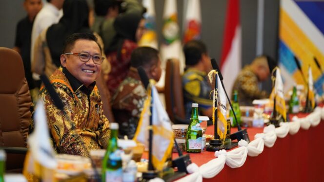 
					Penjabat (Pj) Bupati Donggala, Moh. Rifani saat menghadiri Rapat Umum Pemegang Saham (RUPS) Bank Sulteng yang digelar pada Senin (20/01/25). FOTO: JUFRI