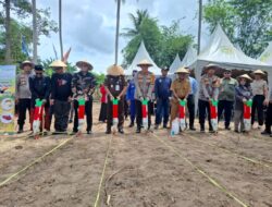 Polres Parimo Targetkan 50 Hektare untuk Program Ketahanan Pangan Nasional