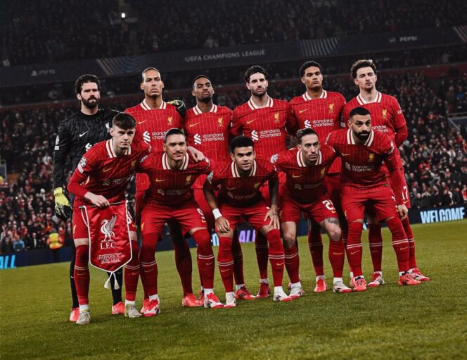 
					Liverpool: Alisson, Bradley,Quansah, Virgil, Tsimikas, Gravenberch, Szoboszlai, Jones, Salah, Nunez, Diaz. FOTO: X (Liverpool).