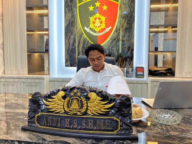 
					Kasatreskrim Polres Donggala, Andi H.S, SH.,MH. FOTO: netiz.id (akib)