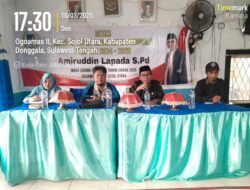 Anggota DPRD Donggala Tampung Aspirasi Warga Ogoamas 2 Terkait Infrastruktur dan Pertanian