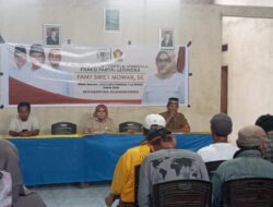 Serap Aspirasi Warga, Fany Sirey Mowar Perjuangkan Pembangunan Balentuma