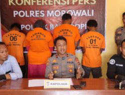 Polsek Bahodopi Amankan Pelaku Pengeroyokan di Desa Labota Morowali