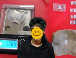 Satresnarkoba Polresta Palu Amankan Pemuda Tavanjuka dengan 8 Paket Sabu