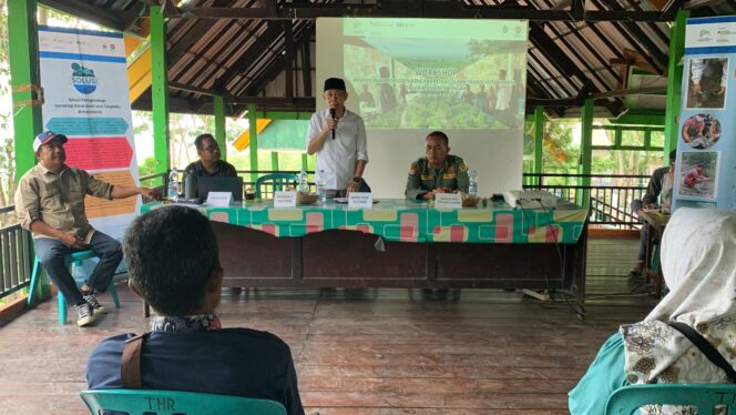 
					Saat Wakil Ketua DPRD Sulawesi Tengah, Aristan, menjadi narasumber dalam Workshop Penyusunan Perencanaan Pengelolaan TAHURA Sulteng yang digelar Selasa (29/04/25). FOTO: istimewa