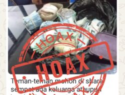Hoaks! Beredar Foto Uang dan Sabu 2 Kg dalam Plastik Hitam, Kapolsek Bahodopi: Tidak Benar
