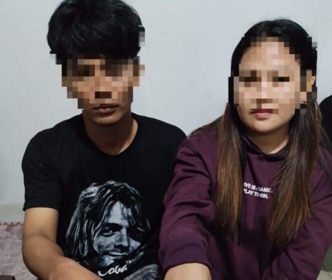 
					Saat Polres Parigi Moutong tangkap Sepasang kekasih. FOTO: istimewa