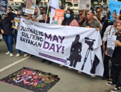 Jurnalis Sulteng Turun ke Jalan, Kebebasan Dikebiri
