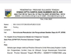 Pemprov Sulteng Desak Pencabutan Izin PT BTIIG, Diduga Gunakan Dokumen Palsu