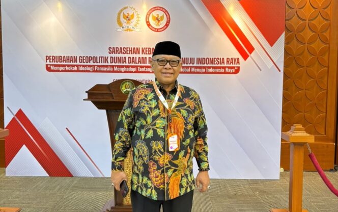 
					Ketua DPRD Provinsi Sulawesi Tengah, H. Muhammad Arus Abdul Karim saat menghadiri Sarasehan Kebangsaan yang berlangsung di Gedung Nusantara IV MPR RI, Jakarta, pada Selasa, (20/05/25). FOTO: istimewa