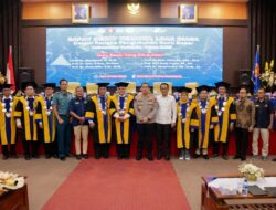 Pengukuhan Enam Guru Besar Untad, Abd. Rahman: Ini Bukti Dedikasi Akademik