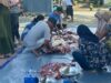 DPC Demokrat Morowali Salurkan Daging Kurban ke Warga Sekitar