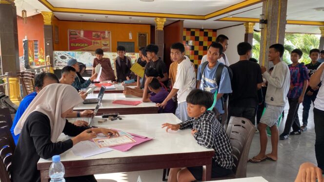 
					Proses screening para pemain usia dini. FOTO: netiz.id