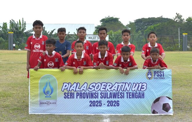 
					Tim U13 Persido Donggala. FOTO: netiz.id