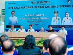 Menkes Budi Gunadi Sadikin Resmikan Operasi Bedah Jantung Terbuka Pertama di Sulteng