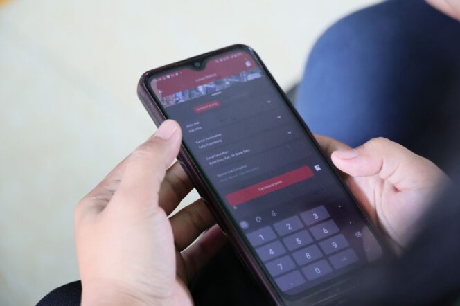 
					Aplikasi Sentuh Tanah. FOTO: istimewa