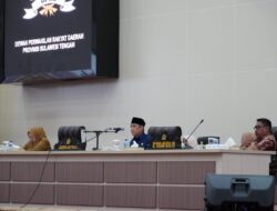 Paripurna DPRD Sulteng Bahas Raperda Perubahan Hukum Perusda dan Penyertaan Modal