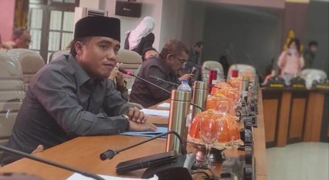 
					Anggota DPRD Kota Palu, Andris. FOTO: Yamin