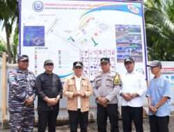 Gubernur Sulteng Tinjau Progres Kampung Nelayan Merah Putih di Tolitoli