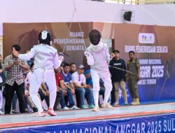 154 Atlet Ramaikan Kejurnas Anggar 2025 di Palu, Ajang Seleksi Menuju Kejuaraan Asia 2026