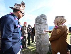 Menteri Kebudayaan Tinjau Situs Megalitik Lore Lindu