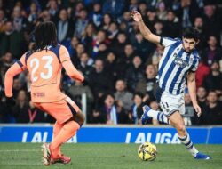 LaLiga Pekan ke-20: Barcelona Takluk dari Real Sociedad, Jarak dengan Madrid Kian Menipis