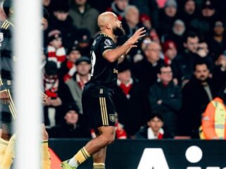 Pemain Manchester United merayakan gol ke gawang Arsenal dalam laga Liga Inggris pekan ke-23 di Stadion Emirates, London, Senin (26/01/26) dini hari WIB. FOTO: (IG) @manutd