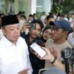 Menteri Agraria dan Tata Ruang/Kepala BPN Nusron Wahid memberikan keterangan kepada awak media usai mengikuti Rapat Koordinasi Pengembangan Kawasan Swasembada Pangan, Energi, dan Air Nasional di Jakarta, Senin (12/01/26). FOTO: istimewa