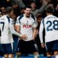 Para pemain Tottenham Hotspur merayakan gol ke gawang Manchester City dalam laga Liga Inggris pekan ke-24 di Stadion Tottenham Hotspur, London, Senin (02/02/26) dini hari WIB. FOTO: (IG @spursofficial)