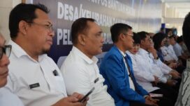 Sekretaris DPRD Provinsi Sulawesi Tengah tampak menghadiri peresmian 2.017 Pos Bantuan Hukum (Posbankum) yang tersebar di seluruh desa dan kelurahan se-Sulawesi Tengah, Rabu (04/02/26). FOTO: Humas DPRD Sulteng 