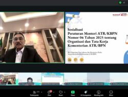 Sekjen ATR/BPN Tekankan Empat Pesan Penting dalam Sosialisasi Permen Nomor 6 Tahun 2025