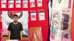 Pengedar Sabu di Palu Barat Dibekuk, Polisi Amankan 12 Paket dan Uang Tunai