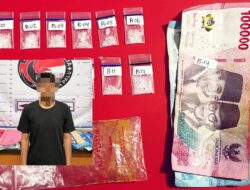 Pengedar Sabu di Palu Barat Dibekuk, Polisi Amankan 12 Paket dan Uang Tunai
