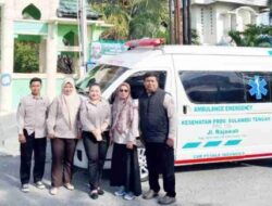 Tim PSC 119 Dinkes Sulteng Siaga Layani Ribuan Jamaah Haul Guru Tua di Palu