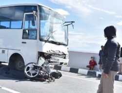 Kecelakaan Maut di Elevated Road Teluk Palu, Pengendara Motor Tewas Usai Tabrakan dengan Bus