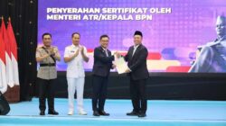 Nusron Wahid Serahkan Sertipikat Hak Pakai Lemhannas RI, Perkuat Kepastian Hukum Aset Negara