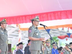 Gubernur Anwar Hafid Pimpin Gelar Pasukan HUT Damkar, Satpol PP, dan Satlinmas di Tolitoli