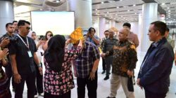 Wagub Reny Lamadjido Sambut Kedatangan Anggota BPK RI Fathan Subchi di Palu