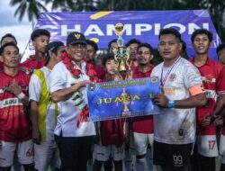 Anwar Hafid Apresiasi Sportivitas Taruna Cup Poso, Sebut Sepak Bola Perekat Persaudaraan