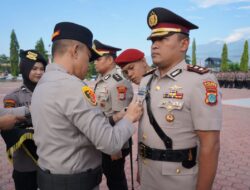 Kapolda Nasri Pimpin Sertijab PJU Polda Sulteng: Rotasi Wujudkan Penyegaran Organisasi