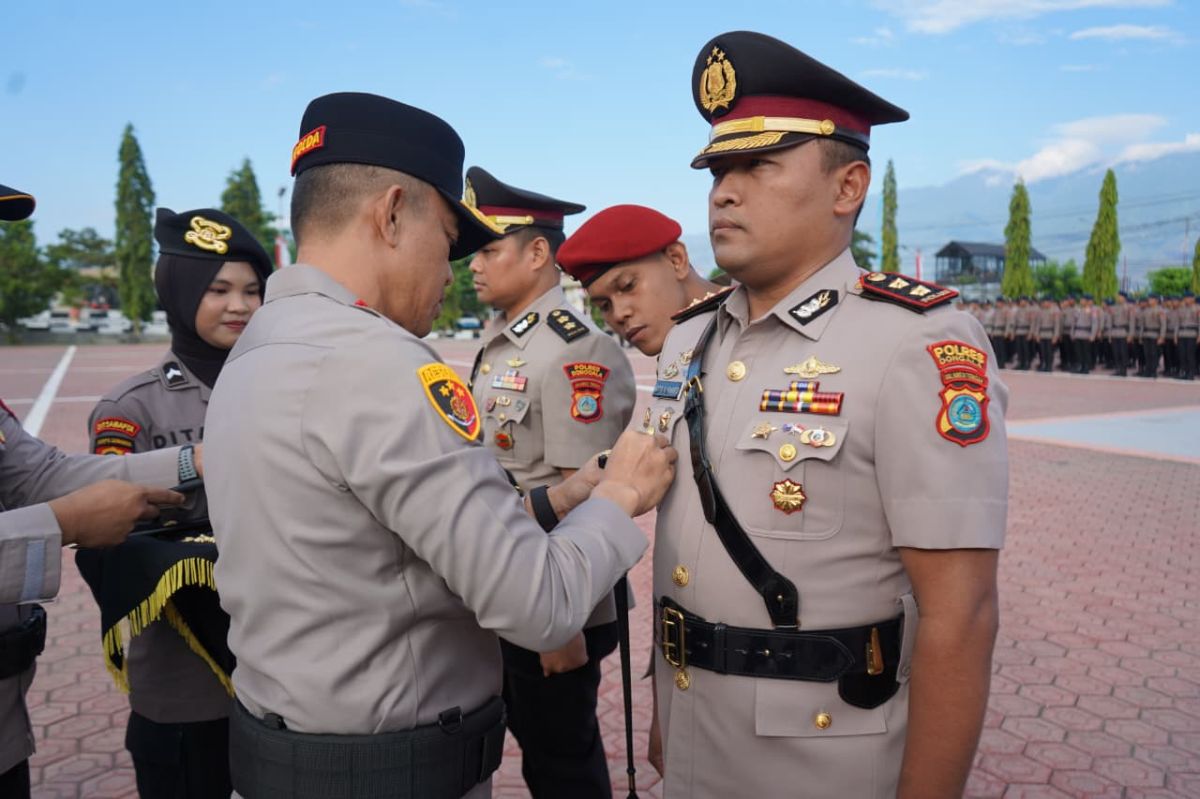 Sertijab PJU Polda Sulteng