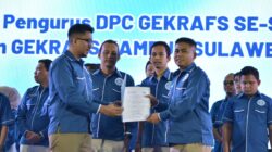 GEKRAFS Donggala Resmi Dilantik, Rehstaat H. Pelu Targetkan Pengembangan UMKM