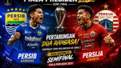 Semifinal Piala Presiden 2026 Persib vs Persija Digelar di Bali
