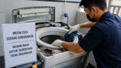 cara membersihkan mesin cuci